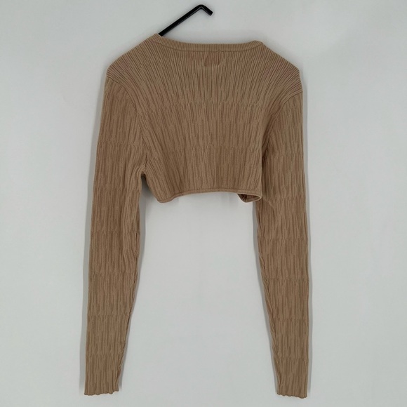 H&M Bolero Crinkle Textured Knit Top - Picture 6 of 6